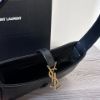 圖片 Saint Laurent LE 5 À 7 金扣黑色皮革Mini Hobo