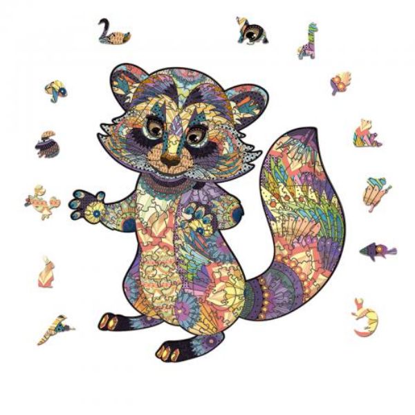 圖片 異格拼圖 異彩系列-浣熊〈有點厲害-零卡分期〉Z-293-YAWNGO019