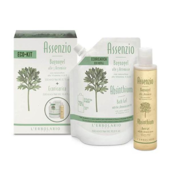 圖片 義大利 L’ERBOLARIO 蕾莉歐 苦艾淨化開運沐浴套組(沐浴膠200ml+補充包500ml)〈有點厲害-零卡分期〉Z-289-TML1069