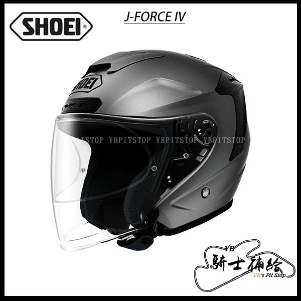 圖片 SHOEI J-FORCE IV 素色 消光灰 半罩 安全帽 輕量化 眼鏡溝 J-FORCE 4