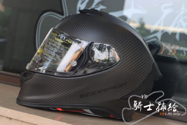 圖片 Scorpion EXO R1 Air Carbon 1 Air 消光黑 全罩 安全帽 蠍子 贈墨片