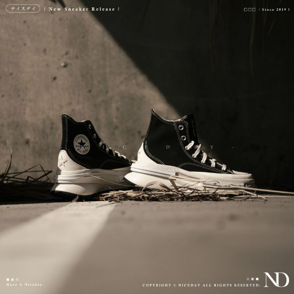 圖片 NICEDAY 現貨 Converse Run Star Legacy CX 黑白 A00869C