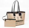 圖片 2023新季品❥Burberry London 格紋 雙面 TOTE托特包 中款