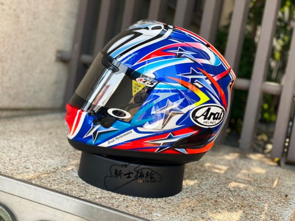 圖片 ARAI RX-7X NAKANO RED 2003 紅 限量版 中野真矢 RX7X SNELL