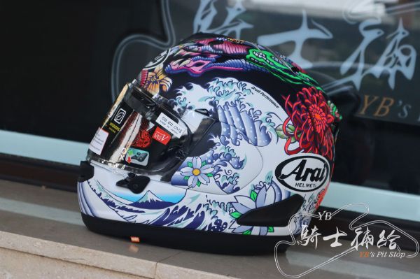 圖片 ARAI RX-7X ORIENTAL Flat Black 浮世繪 消光黑 全罩 安全帽 RX7X