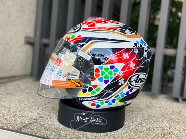 圖片 ARAI VZ-RAM NAKAGAMI GP2 中上貴晶 3/4 半罩 安全帽 VZ RAM