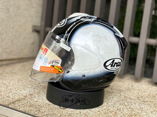 圖片 ARAI VZ-RAM HARADA TOUR 白 頂級 3/4 半罩 安全帽 VZ RAM