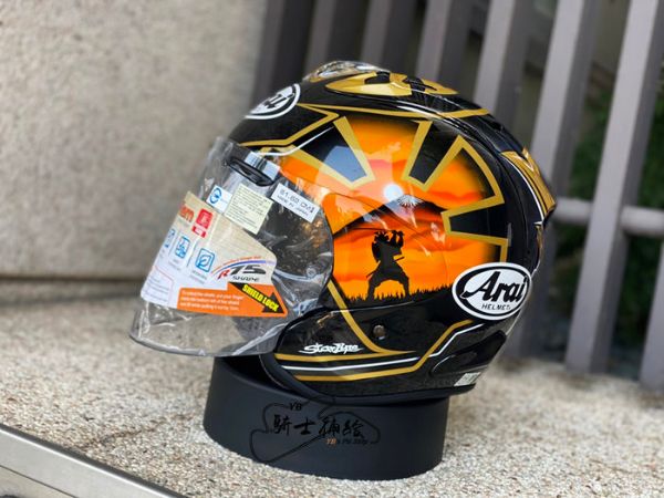 圖片 ARAI VZ-RAM PEDROSA SPIRIT 金侍 頂級 3/4 半罩 安全帽 VZ RAM