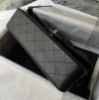 圖片 Chanel 黑銀菱格羊皮coco