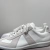 圖片 Maison Margiela Replica 灰白麂皮拼接德訓鞋