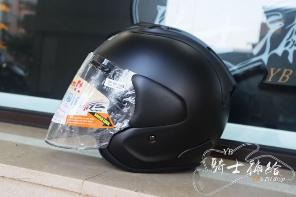 圖片 ARAI VZ-RAM 素色 Matt Black 消光黑 頂級 3/4 半罩 安全帽 VZ RAM