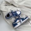 圖片 NIKE AIR JORDAN 1 LOW 藍精靈 午夜藍 白藍 553558-412