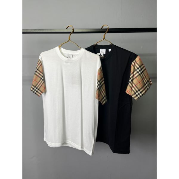 圖片 BURBERRY 經典袖子格紋 短T