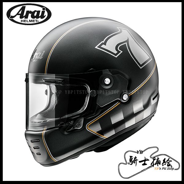 圖片 ARAI RAPIDE NEO CARE RACER 消光黑 安全帽 日本 復古 經典 SNELL