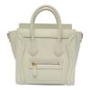 圖片 Celine 袖珍型敲打小牛皮 Nano Luggage 包 金釦 玉石色