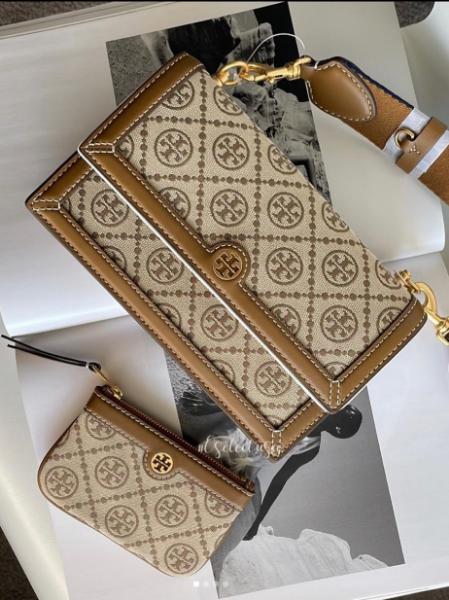 圖片 Tory Burch 專櫃包款-老花風琴包＋零錢包