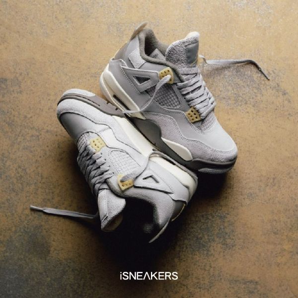圖片 iSNEAKERS｜Air Jordan 4 SE "Craft” 灰兔子 朱迪警官 淺灰 深灰 男 DV3742-021