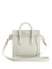 圖片 2023新季品❥ Celine 專櫃真品 Nano Luggage敲打小牛皮 2用包 金釦 玉石白色