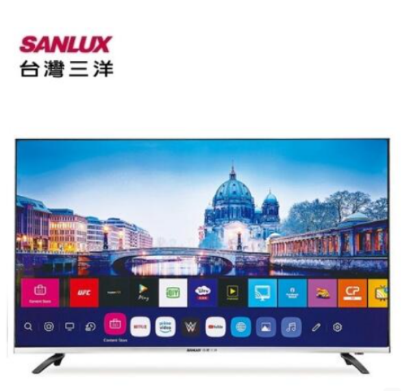 圖片 SANLUX 台灣三洋 55吋 4K聯網液晶顯示器/無視訊盒 SMT-55KW1