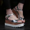 圖片 Stella McCartney Elyse 銀色星星 厚底露趾涼鞋 EU 38.5/39.5(大半碼適合39/40)