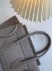 圖片 2023新季品❥ Celine 專櫃真品 敲打小牛皮小巧型Luggage 兩用包 灰色