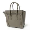 圖片 2023新季品❥ Celine 專櫃真品 敲打小牛皮小巧型Luggage 兩用包 灰色