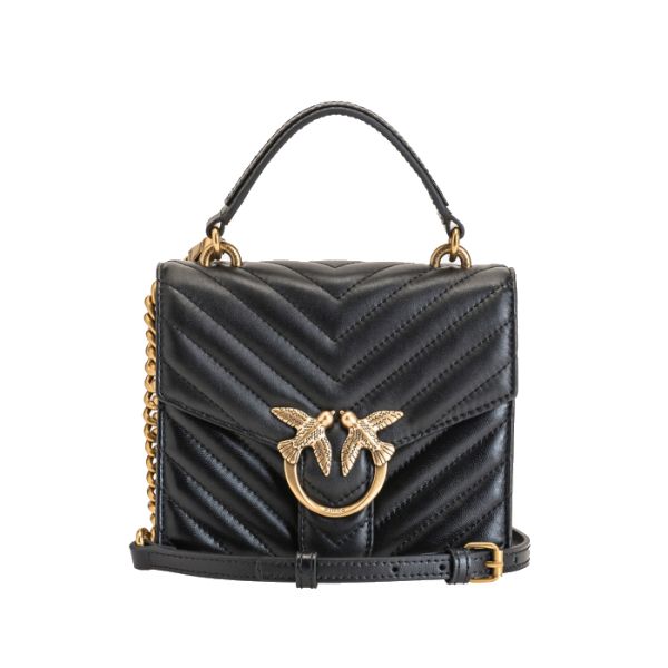 圖片 Pinko Mini Love Bag 革手提袋/肩背包 黑色 1P22Q8Y7SQZ99Q