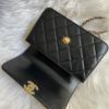 圖片 Chanel 黑金牛皮雙金球