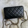 圖片 Chanel 黑金牛皮雙金球