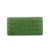 圖片 BOTTEGA VENETA BV 經典長夾 內有金屬拉鍊零錢袋 綠色  666935VCPP3 3141