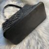 圖片 Chanel vintage 黑銀荔枝希爾頓手提包