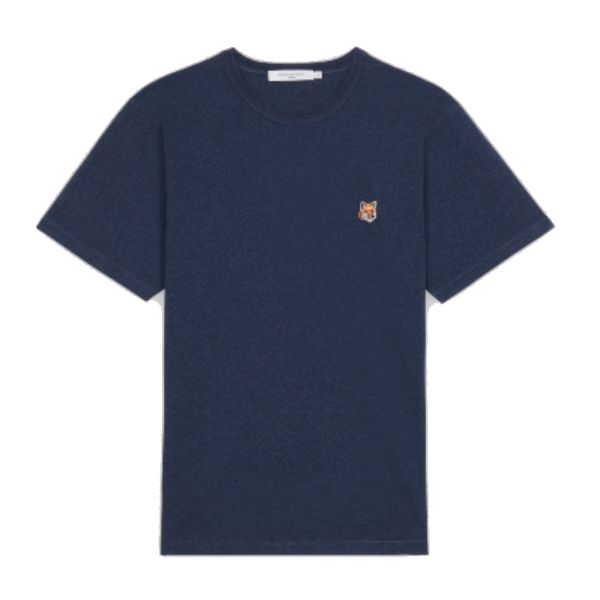 圖片 MAISON KITSUNE 男款小狐狸LOGO XXL 號深藍色短T