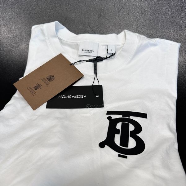 圖片 Burberry TB Logo 白色短T