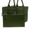 圖片 Bottega Veneta 729043 小款皺褶皮藝 Arco 托特包 松葉綠