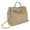 圖片 Bottega Veneta 743572 中款 Andiamo 包 洞石灰