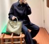 圖片 Bottega Veneta 743572 中款 Andiamo 包 洞石灰