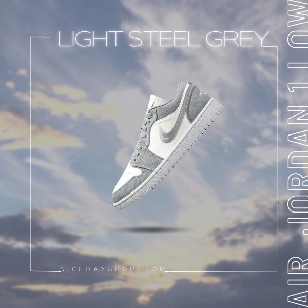 圖片 NICEDAY 預購 Air Jordan 1 Light Steel Grey 灰白 男女 DV0426-012