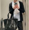 圖片 Loewe Fold Shopper紙質小牛皮手提包 黑色
