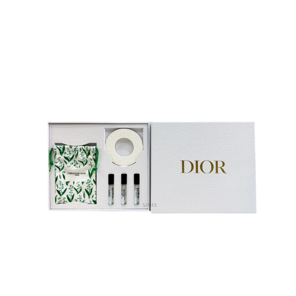 圖片 Dior 迪奧香氛世家系列 幸運時刻鈴蘭香氛禮盒(2mlx3入+擴香石+抽繩袋)