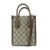 圖片 Gucci Interlocking 帆布手提斜背二用包(671623-咖)