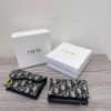 圖片 Dior Oblique Saddle 藍色卡包