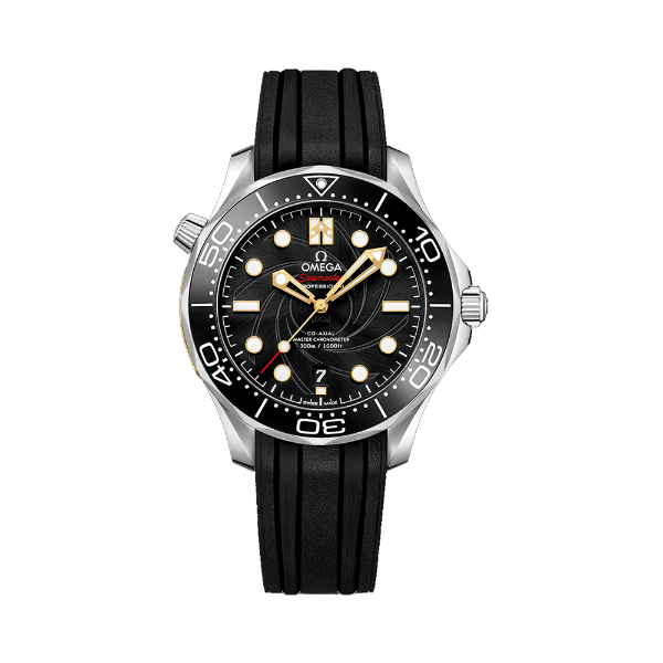 圖片 【OMEGA】歐米茄 黑海馬 Sea Master 海馬300米系列 精鋼 膠帶款 42mm