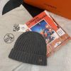圖片 Hermès 經典H LOGO灰毛帽