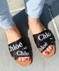圖片 Chloe 女款 Woody Logo 拖鞋 黑色 IT 36/37/39/40/41
