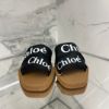 圖片 Chloe 女款 Woody Logo 拖鞋 黑色 IT 36/37/39/40/41
