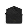 圖片 LOUIS VUITTON 路易威登 FELICIE 黑色鍊包 M64064