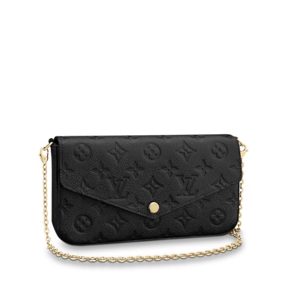 圖片 LOUIS VUITTON 路易威登 FELICIE 黑色鍊包 M64064