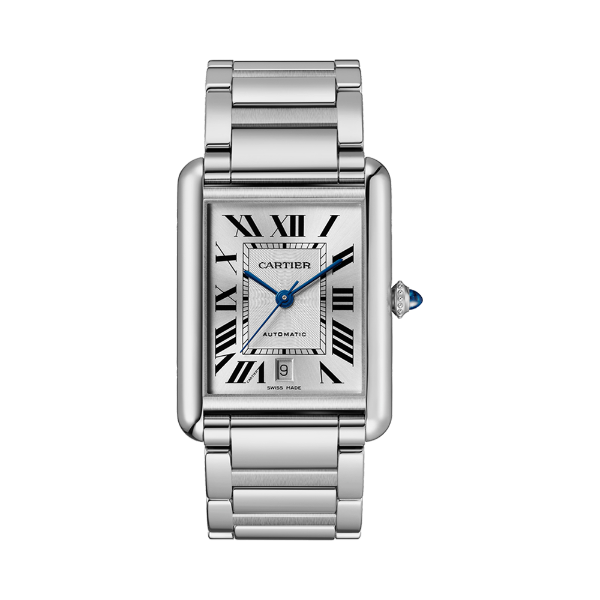 圖片 【CARTIER】卡地亞 TANK MUST系列 特大型款 WSTA0053 白面 鍊帶款 41X31mm