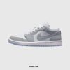 圖片 NIKE Air Jordan 1 Low 灰白 小Dior AJ1
