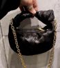 圖片 Bottega Veneta 709562 迷你 BV Jodie 小羊皮編織包 深巧克力色/附金鍊